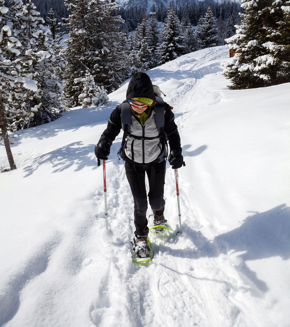 Snowshoeing
